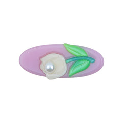 Elegant Chic Hair Clips for Women Girls Sweet Cute Alligators Flowers Imitation Pearl Hair Accessories Alloy for Parties