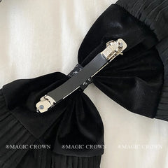 French Elegant Women's Hair Ties Gentle Fashion Hair Rubber Bands Daily Holiday Use Hair Accessories with Hairpin in Stock