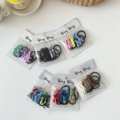 Hot Sale Bowknot Small Solid Color Scrunchies Minimalistic Basic High Elastic Wholesale in Stock Hair Ties Accessories for Women