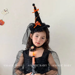 Halloween Headband for Kids Pumpkin  Skull  Spooky Cute Hairband Children Costume Party Hair Accessories Trick or Treat Fun Gift