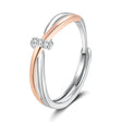 Silver / The opening is adjustable.