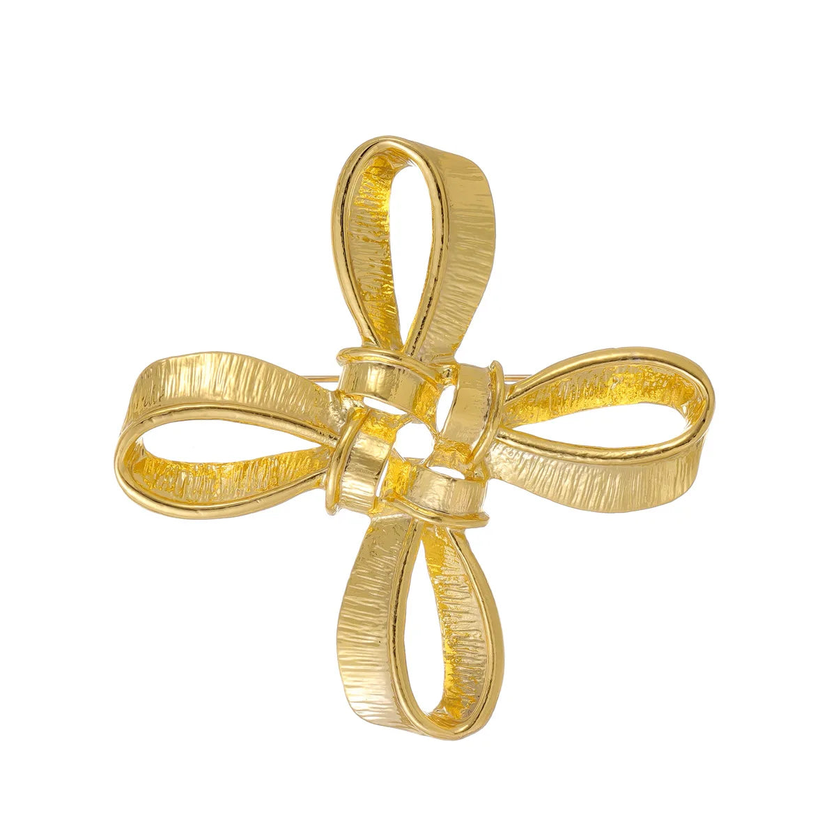 Fashion Simple Chinese Knot Trendy Brooches for Girls Stylish Minimalistic Mental Jewelry for Women Ladies Accessories Wholesale