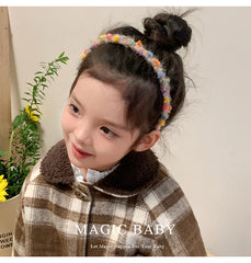 Trendy Winter Fashion Headband for Kids Sweet Elegant Hair Accessories Cute Stock for Baby Girls and Teens