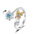 Silver / The opening is adjustable.