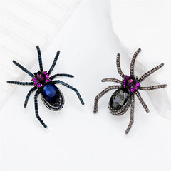 Fashionable Spider Trendy Charms Animals Brooches for Girls Stylish Glamorous Pins Jewelry for Women Ladies Accessories Chic