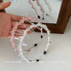 Luxurious Fashion Glitter Headband for Women Chic Stylish Hair Accessory for Girls Stock Available