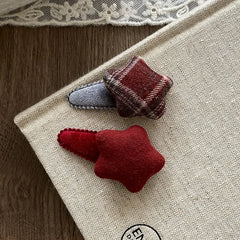 Fashion Star Elegant French Style Hair Clips for Baby Girls Sweet Cute Snap Clips for Kids Children Hair Accessories in Stock