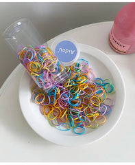 Fashionable Durable High Elastic Sweet Scrunchies Minimalistic Trendy Hair Ties for Baby Girls Kids Children Hair Accessories