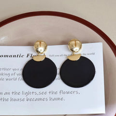 Fashion Sweet Cute Ping Pong Drop Earrings for Girls ELegant Kawaii Trendy Stylish Jewelry for Women Ladies Accessories Bold