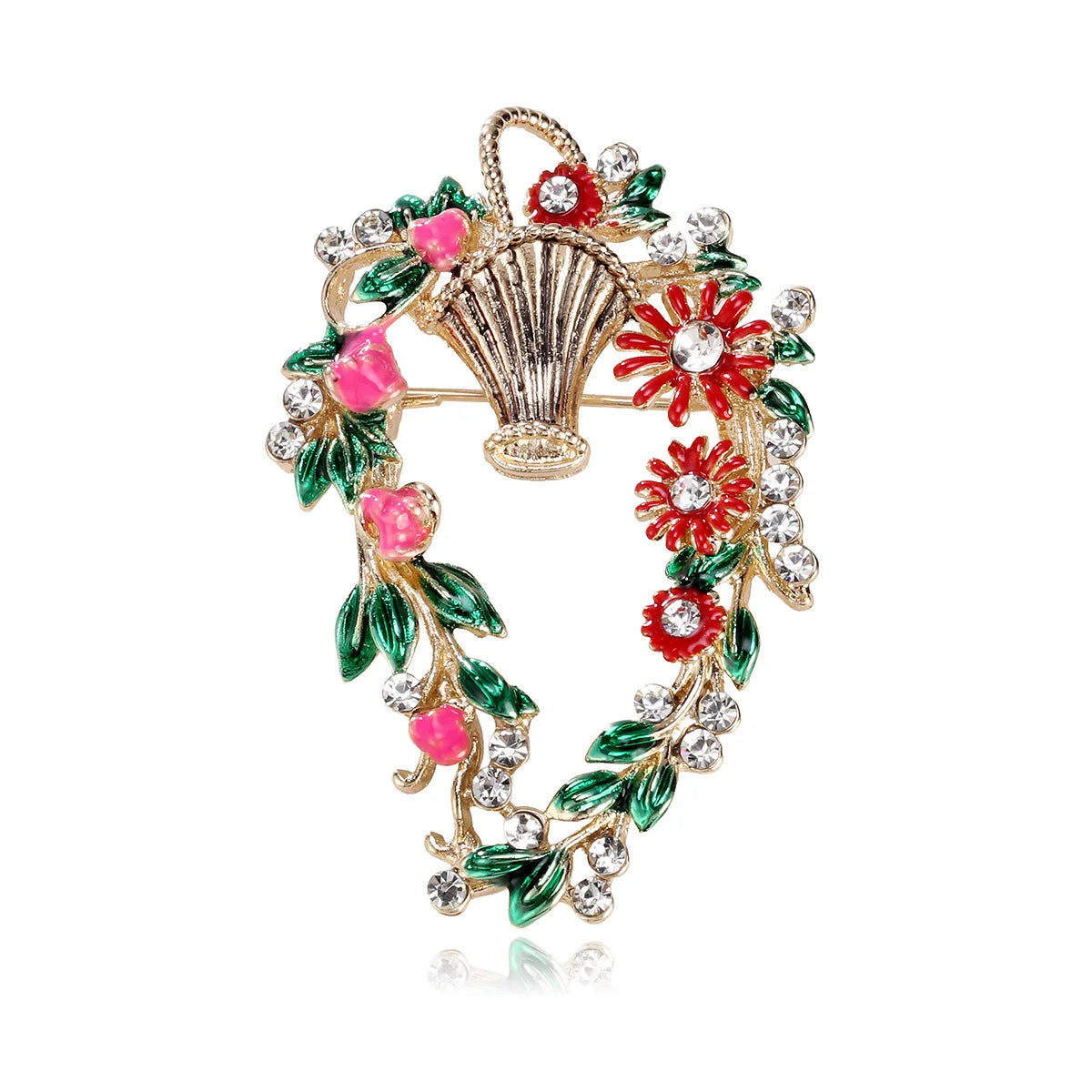 Fashion Sunflowers Sweet Trendy Brooches for Girls Elegant Glamorous Charms Pins Jewelry for Women Ladies Accessories Wholesale