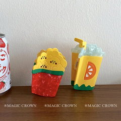 Hot Sale Creative Design Irregular Cup Shape Hair Claws Stunning Medium Wholesale Multi Color Hair Clips Accessory for Children