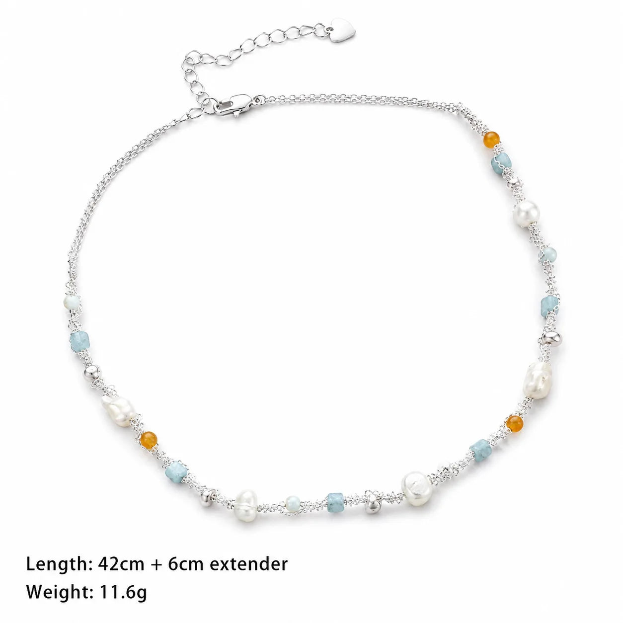 Fashion Freshwater Pearl Shell Amazonite Stone Jewelry Sets for Girls Necklaces Bracelets for Women Ladies Wholesale Bulk