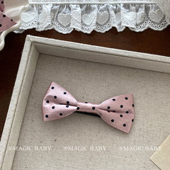Cute Sweet Hair Clips for Baby Girls Kawaii Fashion Bowknot Polka Dot Alligators for Kids Children Teenagers Hair Accessories