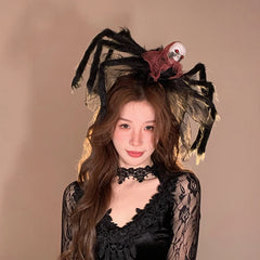 Women 2025 Halloween Festival Spider Human Skeleton Hair Clips Fashion Scary Customized in Stock Hairpins Accessory for Female