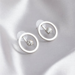 Fashion Simple Mimimalistic Glitter Drop Earrings for Girls Elegant Glamorous Refined Jewelry for Women Ladies Accessories