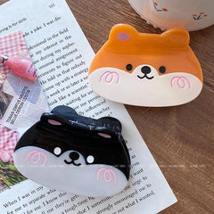 Cute Sweet Puppy Dog Shaped Acrylic Hair Claw Clips for Girls Stylish Adorable Trendy for Women Ladies Kids Hair Accessories