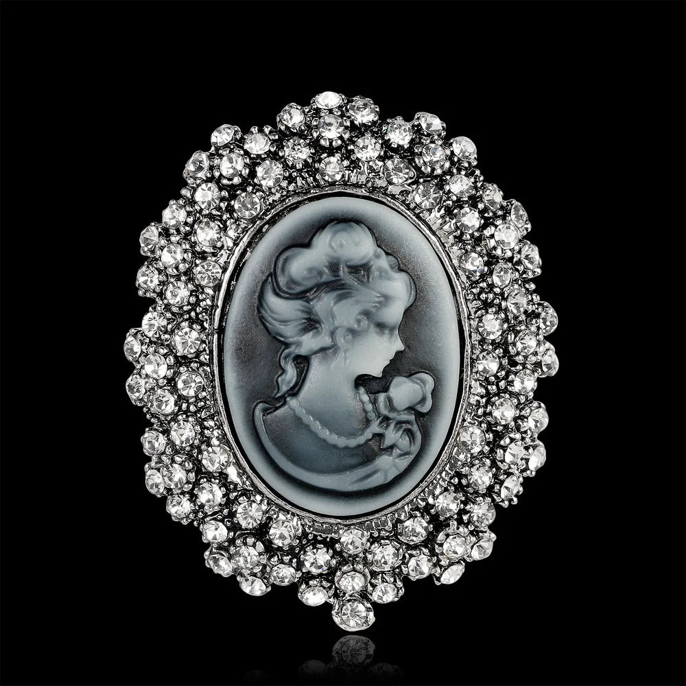 Fashion Elegant Vintage Retro Brooches for Girls Sweet Trendy Pins Jewelry for Women Ladies Accessories Chinese Supplier Chic