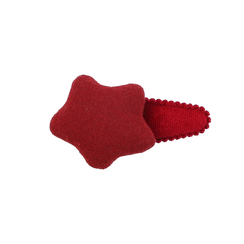 Fashion Star Elegant French Style Hair Clips for Baby Girls Sweet Cute Snap Clips for Kids Children Hair Accessories in Stock