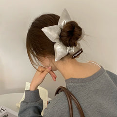 Cute Sweet Dot Lustrous Star Scrunchies for Girls Fashion Chic Trendy Playful Hair Ties for Women Ladies Hair Accessories