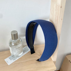Hot Sale Large Wide Letter Stripe Headbands French Vintage Elegant Lightweight in Stock Hairbands Accessories for Women Daily
