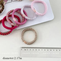 High Quality Elastic Scrunchies for Women and Girls Minimalist Hair Ties in Multiple Colors Casual Hair Accessories