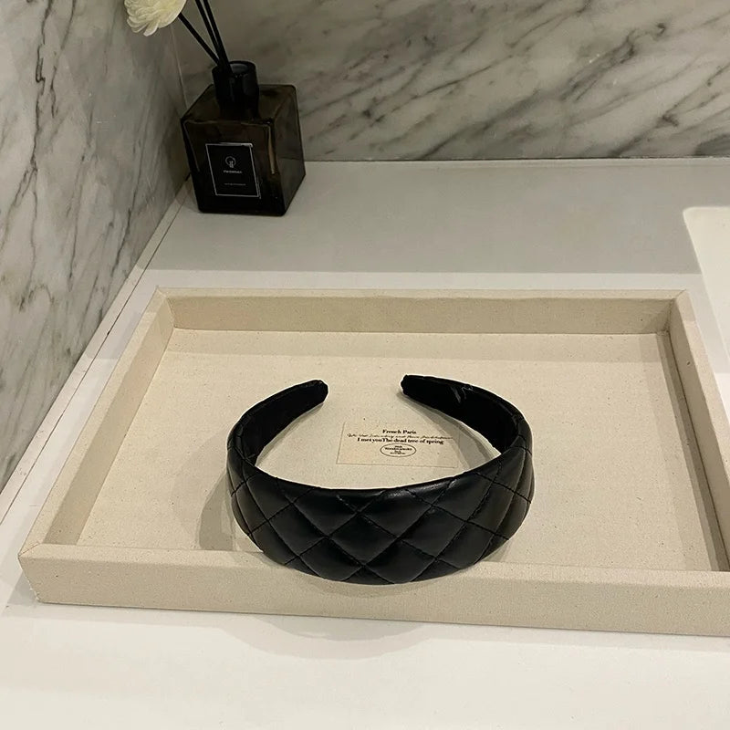 Ladies Girls Minimalistic Wide Hairbands Vintage Elegant Chic Fashion Customized in Stock Headbands Accessory for Women Causal