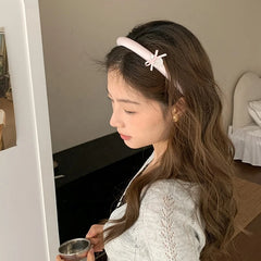 Fashion Bowknot Glitter Princess Style Head Band for Girls Sweet Elegant Rhinestone Hair Band for Women Ladies Hair Accessories
