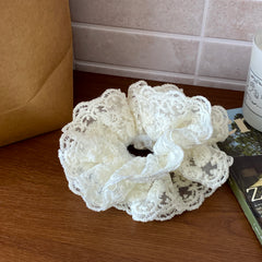 Simple Minimalistic Elegant Scrunchies for Baby Girls Lace Sweet Hair Ties for Kids Children Hair Accessories in Stock Chic