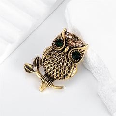 Fashion Animals Owl Trendy Stylish Brooches for Girls Glamorous Hot Sale Pins Jewelry for Women Ladies Accessories Wholesale