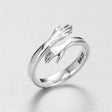 The opening is adjustable. / Silver