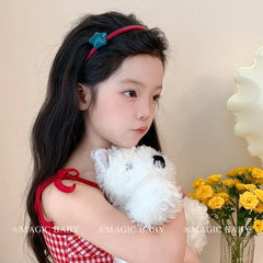Fashion Solid Color Star Head Band for Baby Girls Sweet Cute Elegant Graceful Hair Band for Kids Hair Accessories in Stock