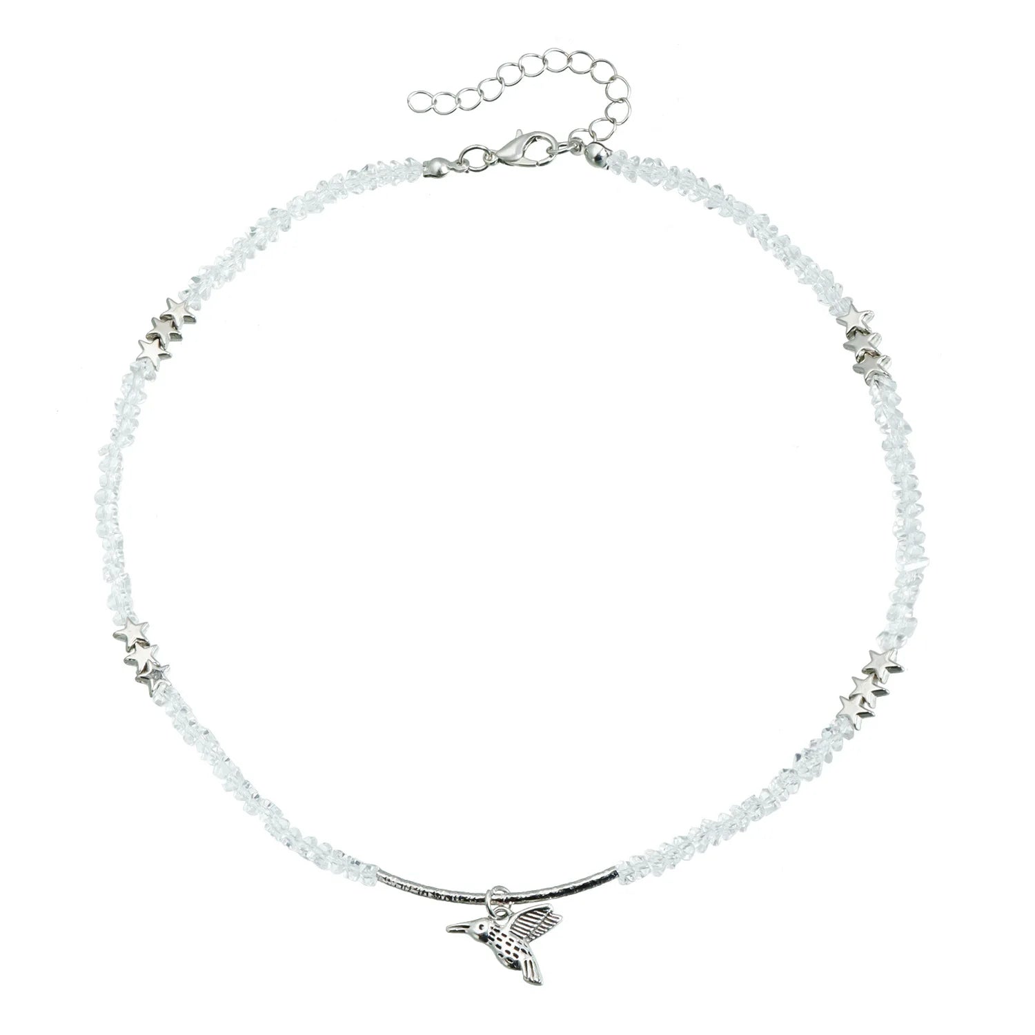 Fashion Beads Bird Sweet Trendy Cute Necklaces for Girls Glamorous Dainty Charms Jewelry for Women Ladies Accessories Wholesale