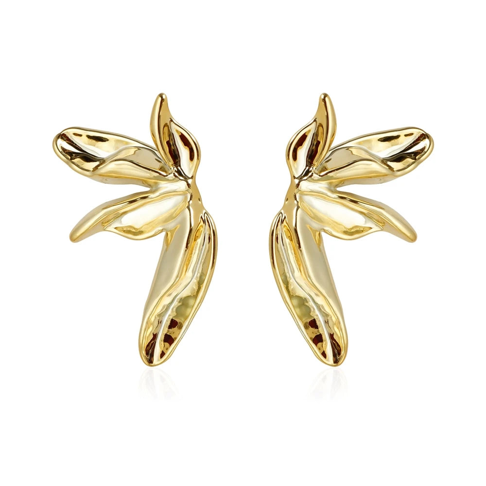 European and American Style Bold Dainty Luxury Drop Earrings for Girls Elegant Glamorous Jewelry for Women Ladies Accessories