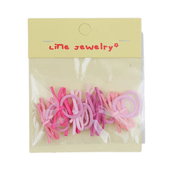 Mini Bowknot Cute Sweet Scrunchies Solid Color Kawaii Hair Ties for Baby Girls Kids Children Teens Hair Accessories Stock