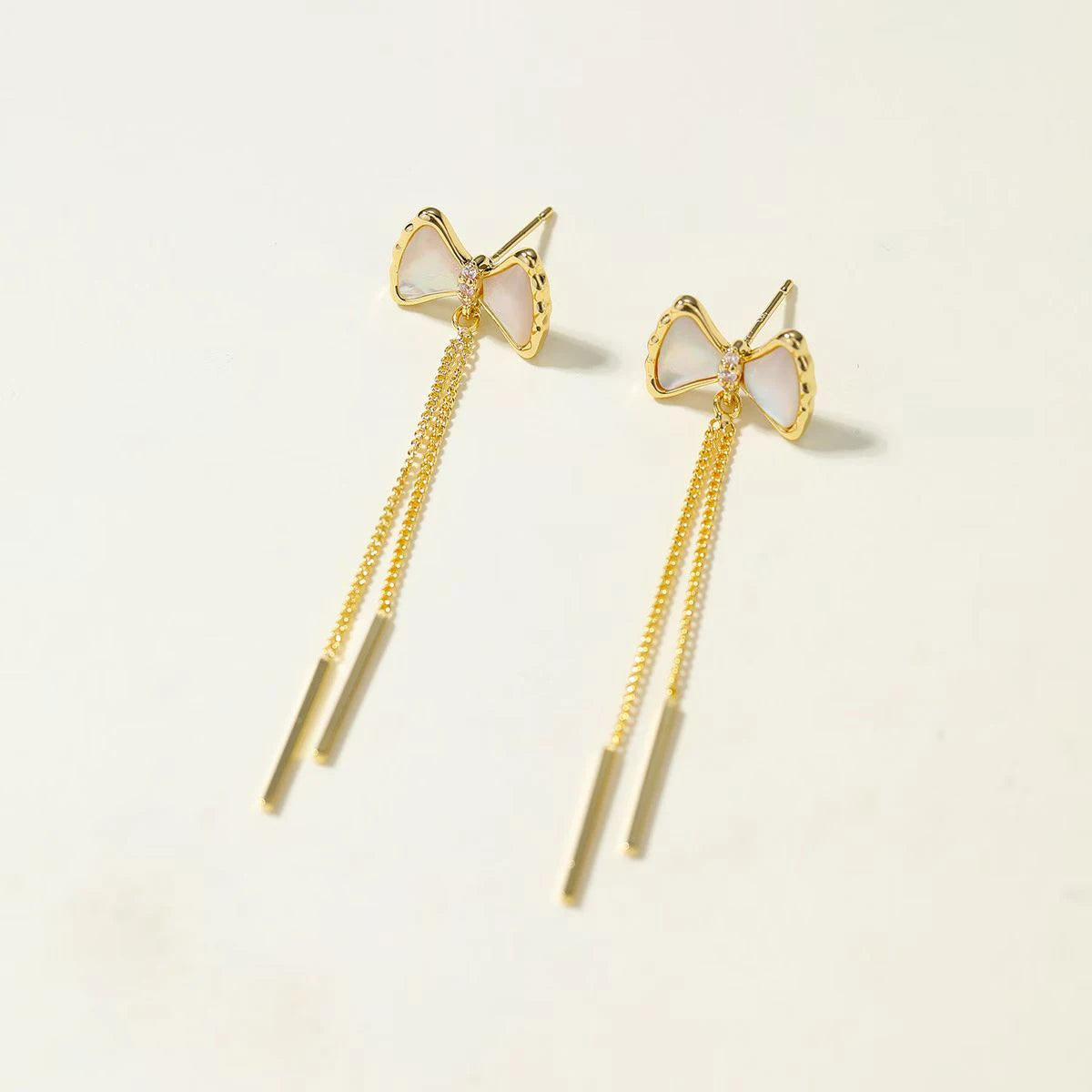 Fashion Elegant Tassel Animals Bowknot Drop Earrings for Girls Sweet Trendy Jewelry for Women Lady Accessories Chinese Supplier