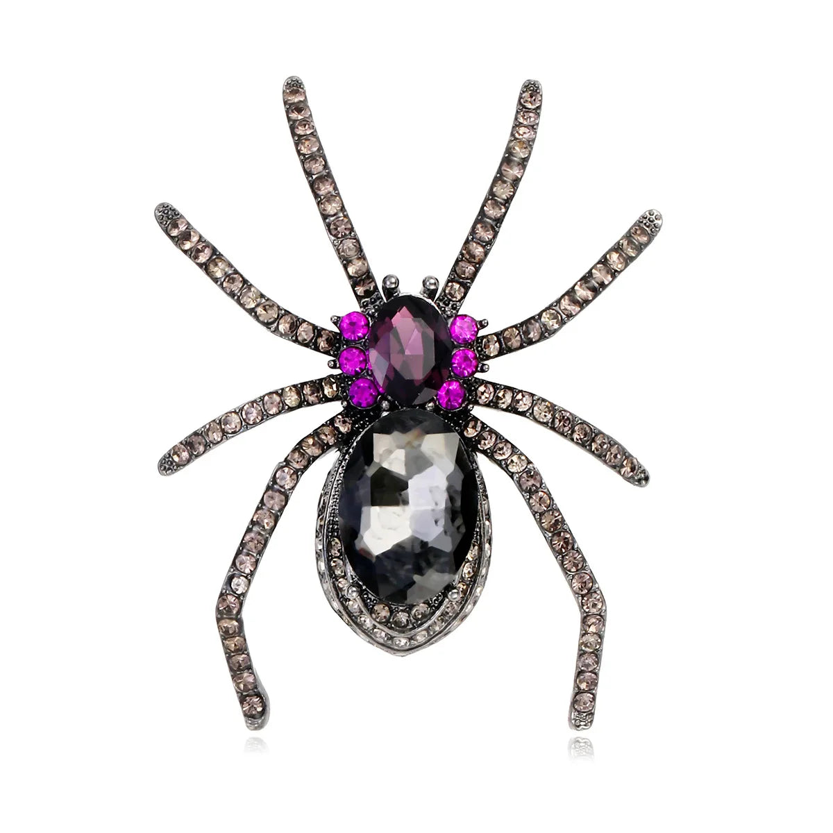 Fashionable Spider Trendy Charms Animals Brooches for Girls Stylish Glamorous Pins Jewelry for Women Ladies Accessories Chic