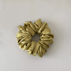 Solid Color French Vintage Hair Ties for Women Durable Elastics Scrunchies Fashionable Office Hair Accessories