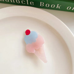 Cute Animals Stripe Heart Shaped Sweet Hair Clips for Girls and Women Graceful Alligator Accessory for Party Fashion