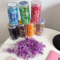 Fashionable Durable High Elastic Sweet Scrunchies Minimalistic Trendy Hair Ties for Baby Girls Kids Children Hair Accessories