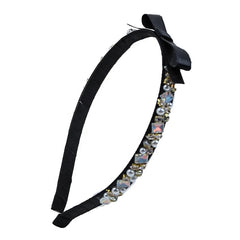 Chic Elegant Bowknot Glitter Sparkle Headband Kids Children Hair Accessories for Baby Girls Chic Fashion Elegant Hair Clips
