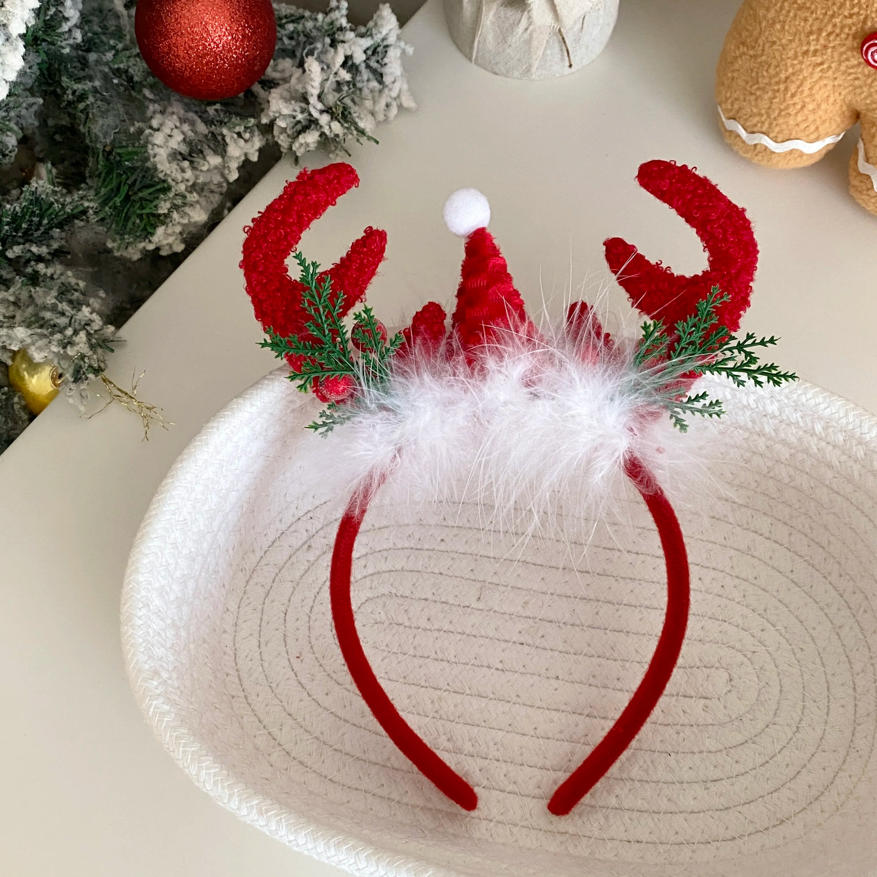 2025 Christmas Chriden Headband Cute Festival Head Band Santa Claus Decorate Wholesales Girls Kids's Christmas Hair Accessories