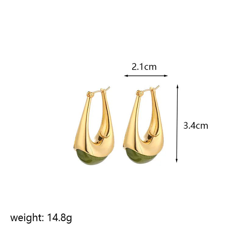 Fashion Trendy Simple Minimalistic Stylish Hoop Earrings for Girls Elegant Jewelry for Women Ladies Wholesale China Manufacturer