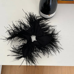 Luxurious Magic Crown Solid Color Chic Exaggerated Scrunchies Girls Fashion Elegant Handmade Lightweight High Hair Ties Hair