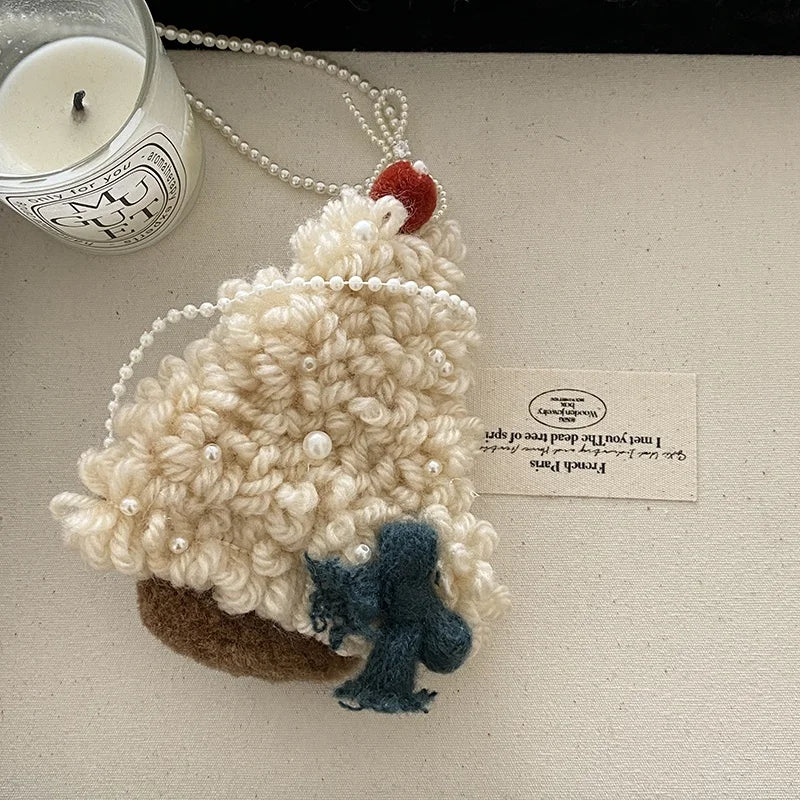 2025 Christmas Tree Imitation Pearl Hair Clips for Girls Elegant French Style Barrettes for Women Ladies Hair Accessories Chic