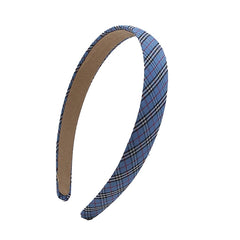 Kids Solid Color Plaid Wide Headbands Elegant Fashion Wholesale in Stock Hairbands Accessories for Children Daily School Sports