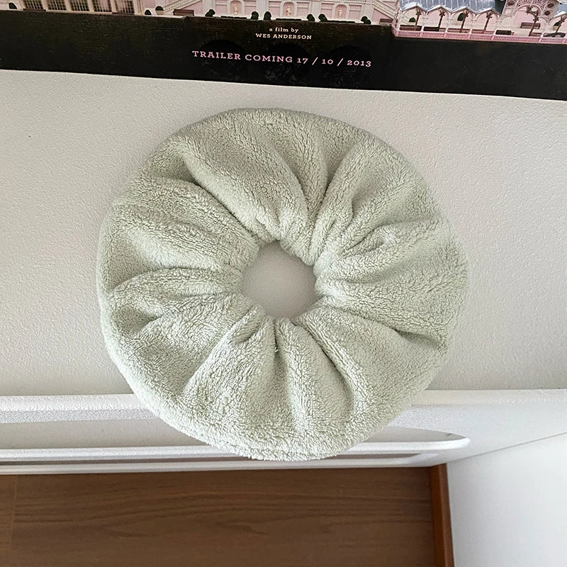 Fashion Solid Color Durable Large Scrunhchies for Girls Sweet Cute Hair Ties for Women Ladies Hair Accessories in Stock Chic