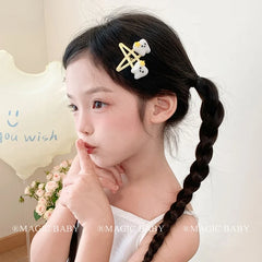 2025 Hot Sale Kids Cartoon Multicolor Snap Clips Fashion Cute New Design Bulk in Stock Hairpins Accessories for Children Daily