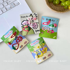 Sweet Cute Animals Fruit Hair Clips for Baby Girls Dot Fashion Kawaii Snap Clips for Kids Children Hair Accessories in Stock