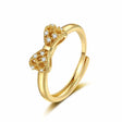 The opening is adjustable. / Gold