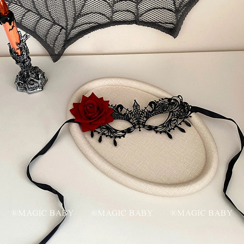 Halloween Headband for Kids Cat Rabbit Rose Skull Spooky Cute Hairband Children Costume Party Hair Accessories Trick or Treat